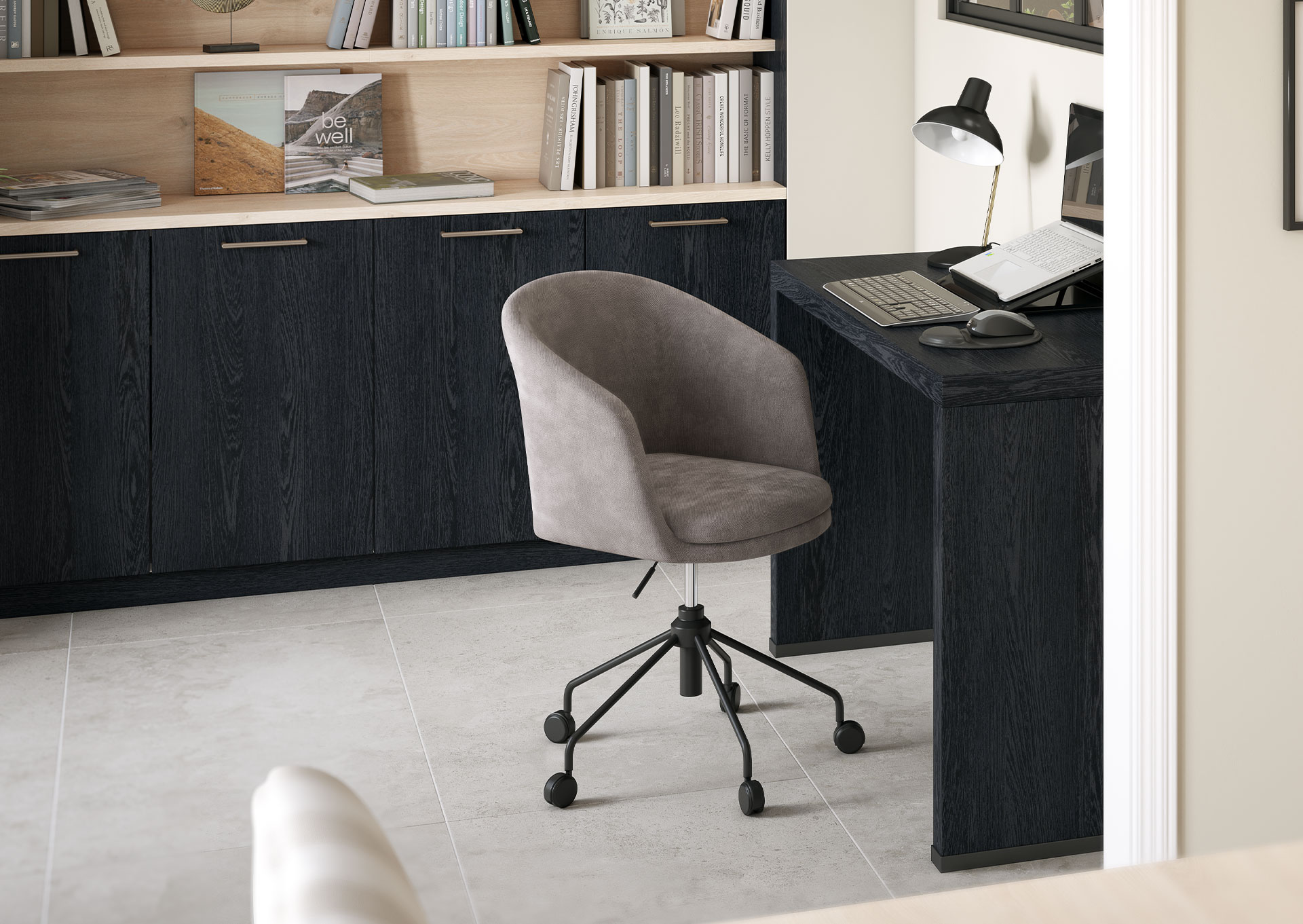 Bureau 120cm chêne Nero
