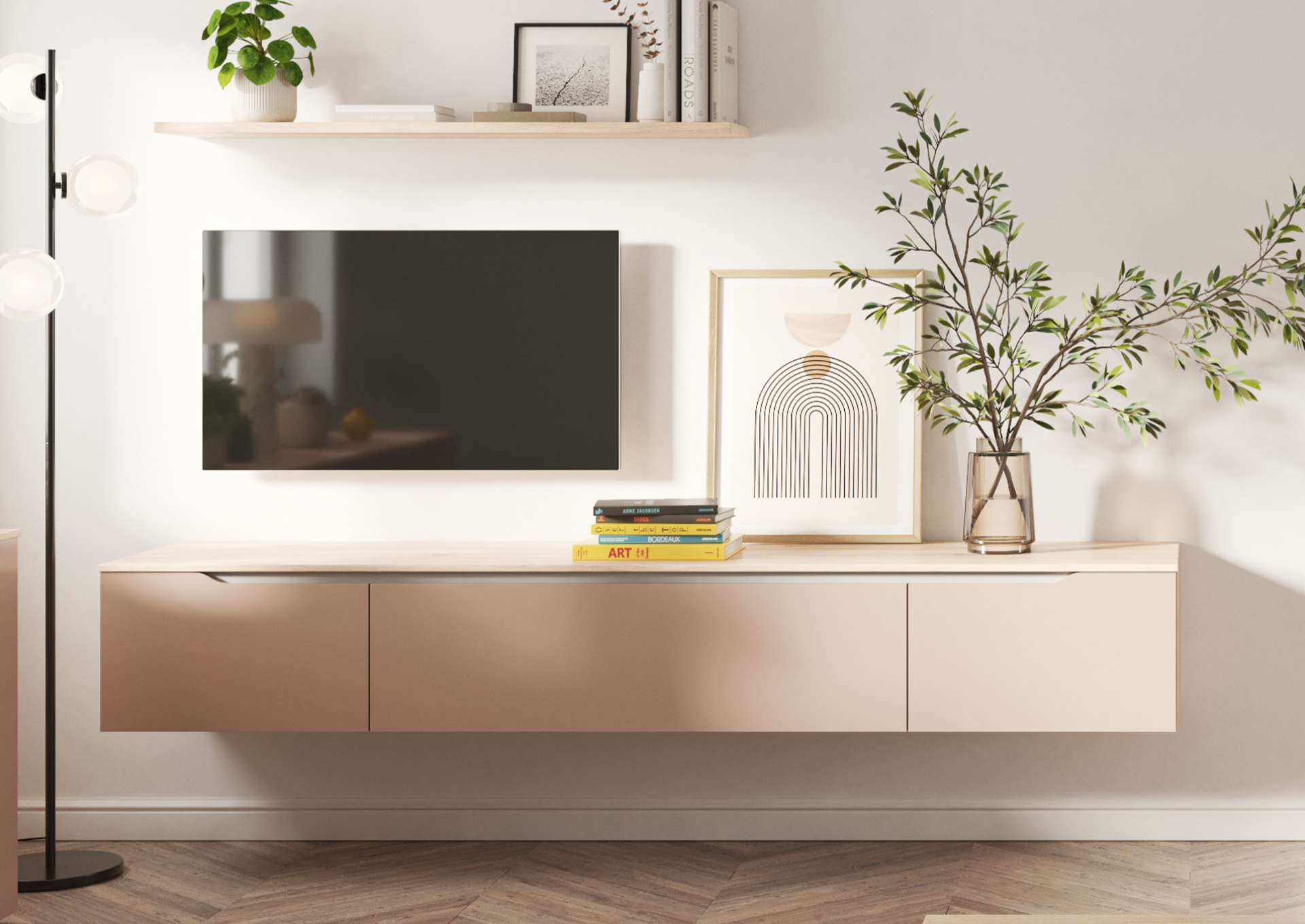Meuble TV Dolce Corail