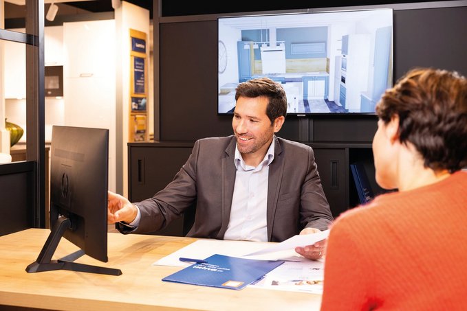 Keukendevis met realistisch 3D‑plan